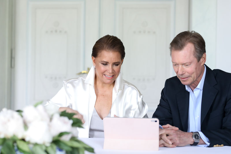 Princes Charles - Appel vidéo avec le Couple grand-ducal - 6