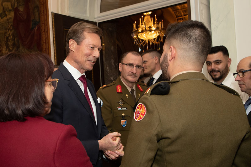 Réception pour les participants aux missions d'aide humanitaire et de maintien de la paix