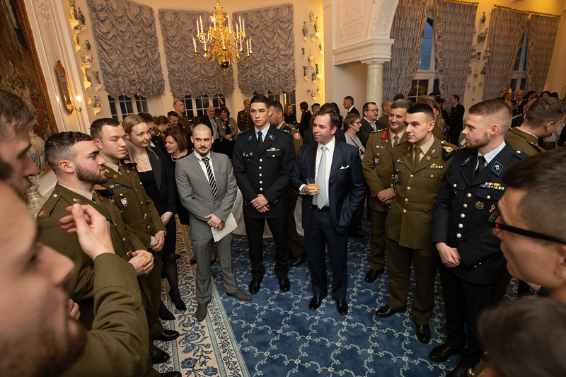 Réception pour les participants aux missions d'aide humanitaire et de maintien de la paix