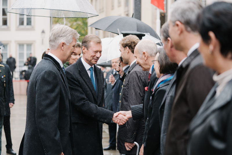 Visite d'Etat au Grand-Duché de Luxembourg de LL.MM. le Roi et la Reine des Belges - Première journée