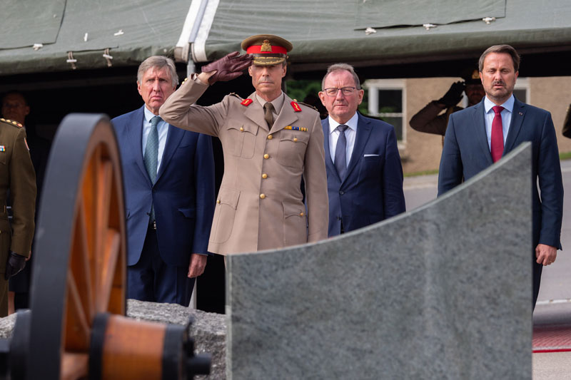 Inauguration d’une plaque commémorative au Centre Militaire