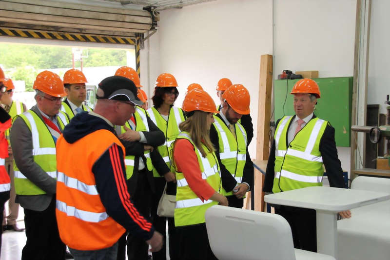 Visite du site de la S.A. des Chaux de Contern et de la société e-Kenz