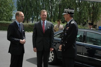 Le Grand-Duc visite le SALT