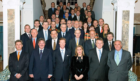 Réception lors de la Conférence diplomatique à Luxembourg