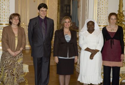 Audience de la Révérende Sœur Marie-Thérèse Brigit Mewoulou du Cameroun
