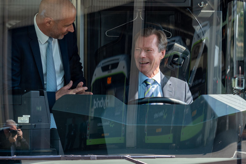 Visite de l'entreprise de transport "Sales-Lentz Group"