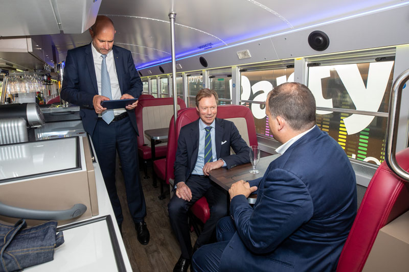 Visite de l'entreprise de transport "Sales-Lentz Group"