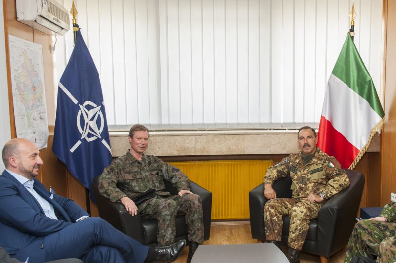 Visite auprès du contingent luxembourgeois déployé au Kosovo