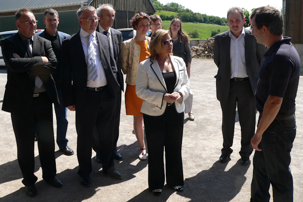 Visite du "Haff Ditgesbaach" à Ettelbruck
