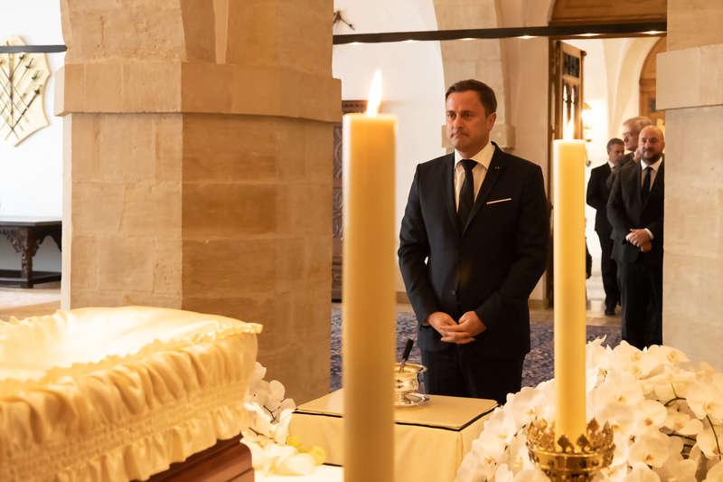 Hommage au Grand-Duc Jean, M. Xavier Bettel, Premier ministre