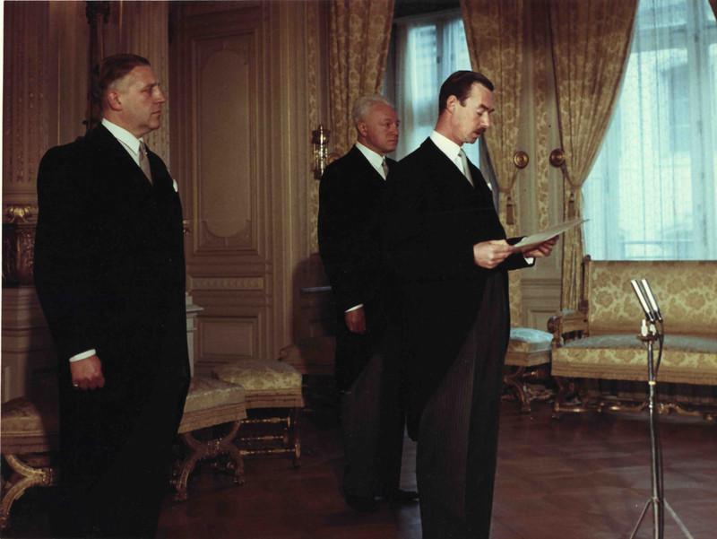 Assermentation Lieutenant-Représentant Grand-Duc Jean