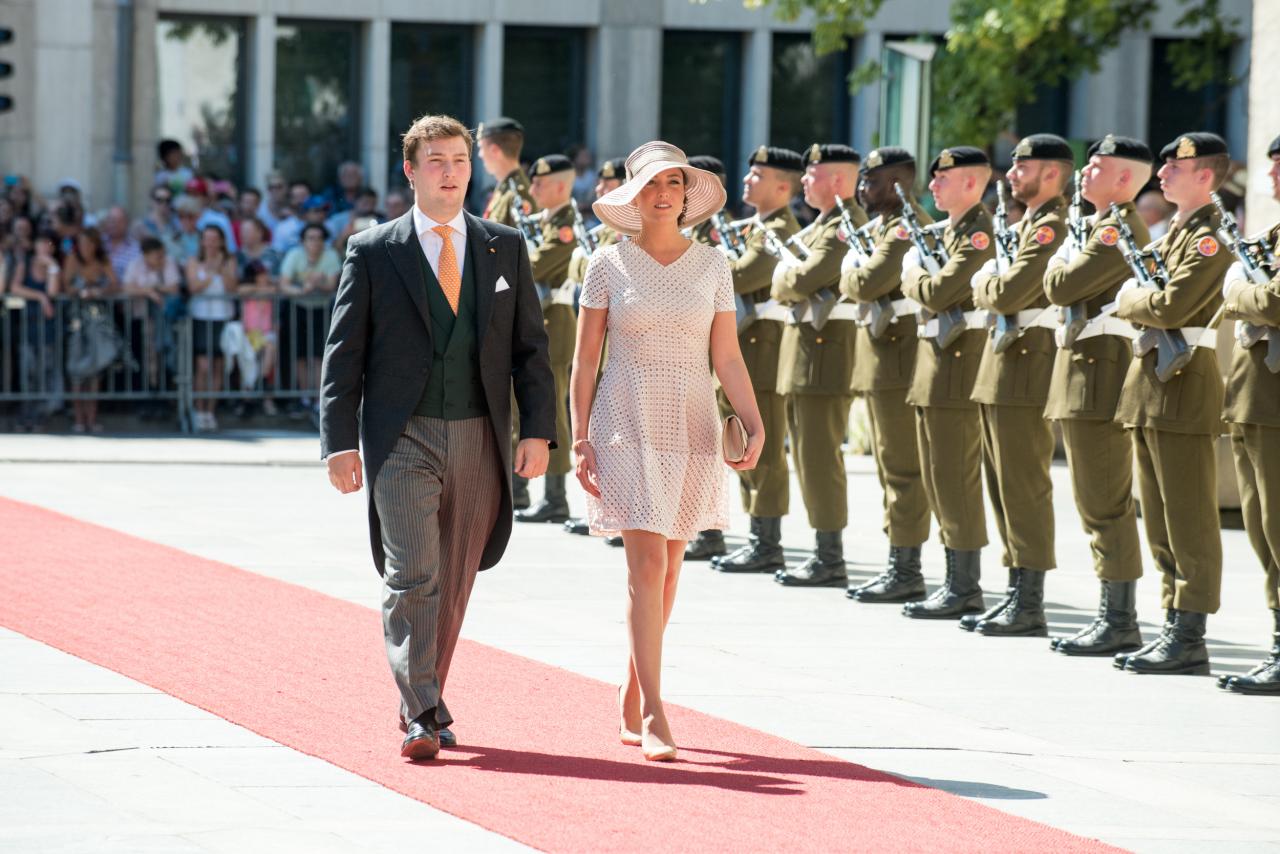 Fête nationale 2016 - Le Prince Sébastien et sa soeur, la Princesse Alexandra