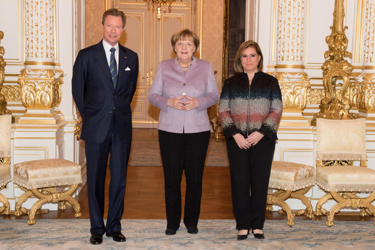 Offiziell Visitt vun der däitscher Bundeskanzlerin Angela Merkel
