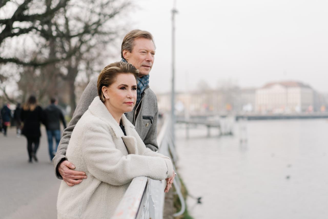 Le Couple grand-ducal à Genève