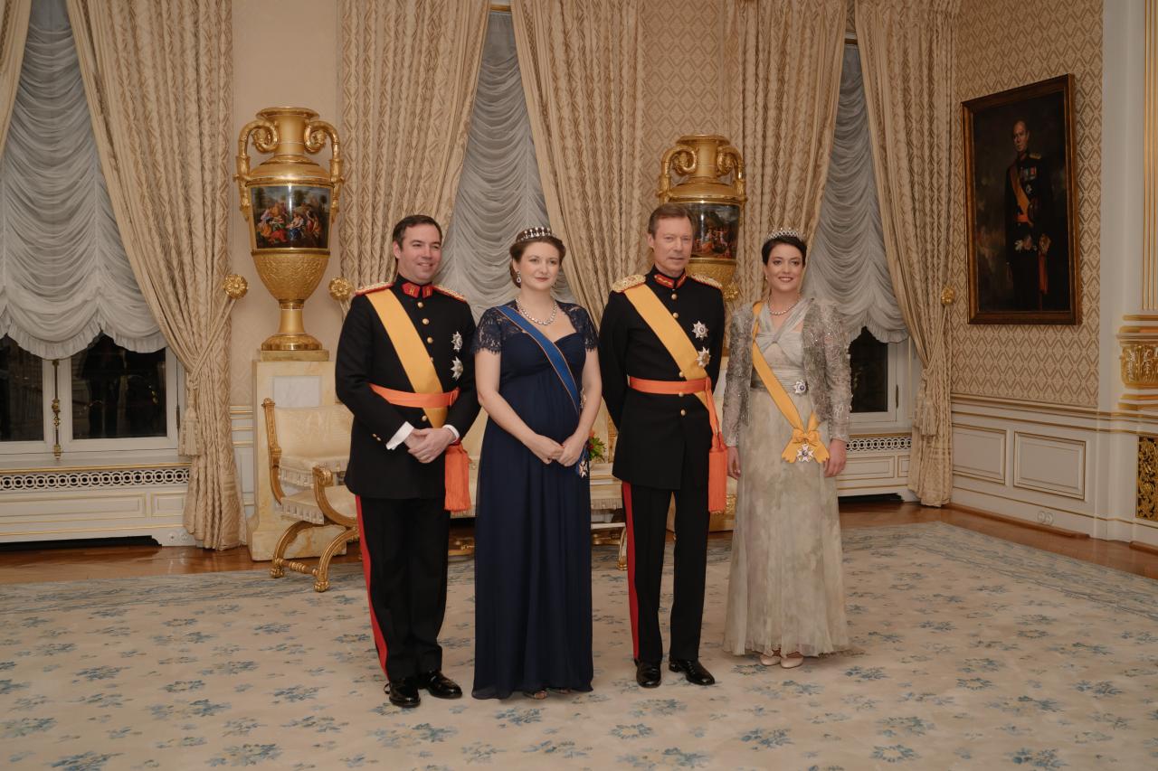 Réception du Nouvel An au Palais grand-ducal 