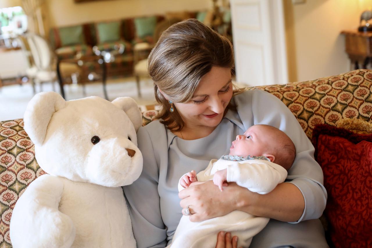 La Princesse Stéphanie et le petit Prince Charles
