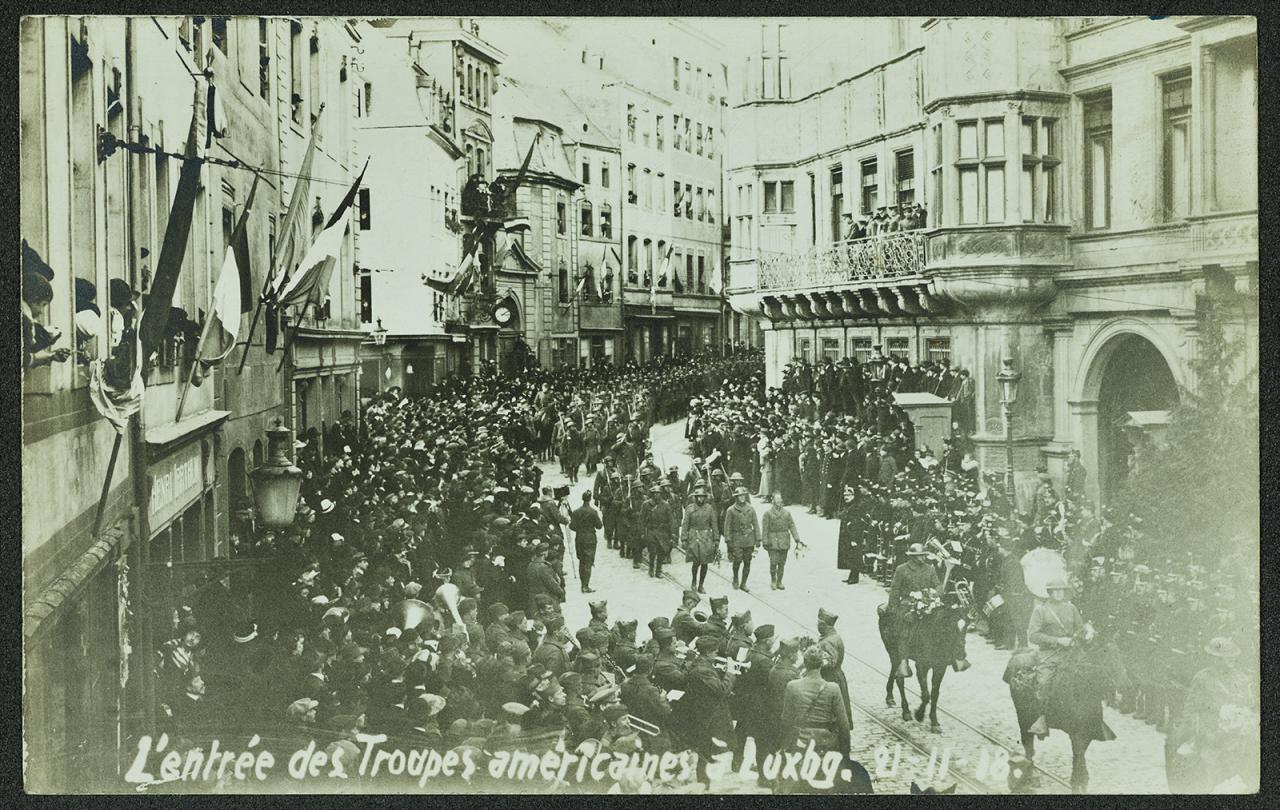 Entrée des troupes américaines à Luxembourg