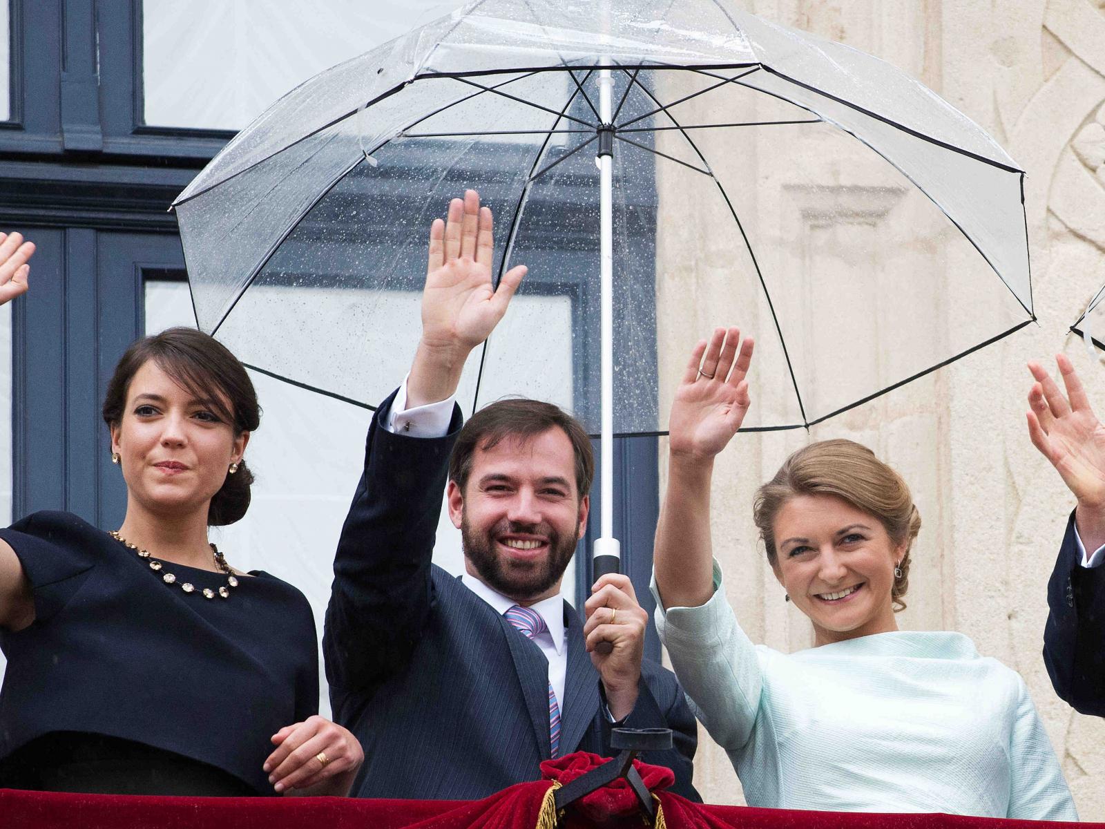 Prince Guillaume, Princess Stéphanie and Princess Alexandra