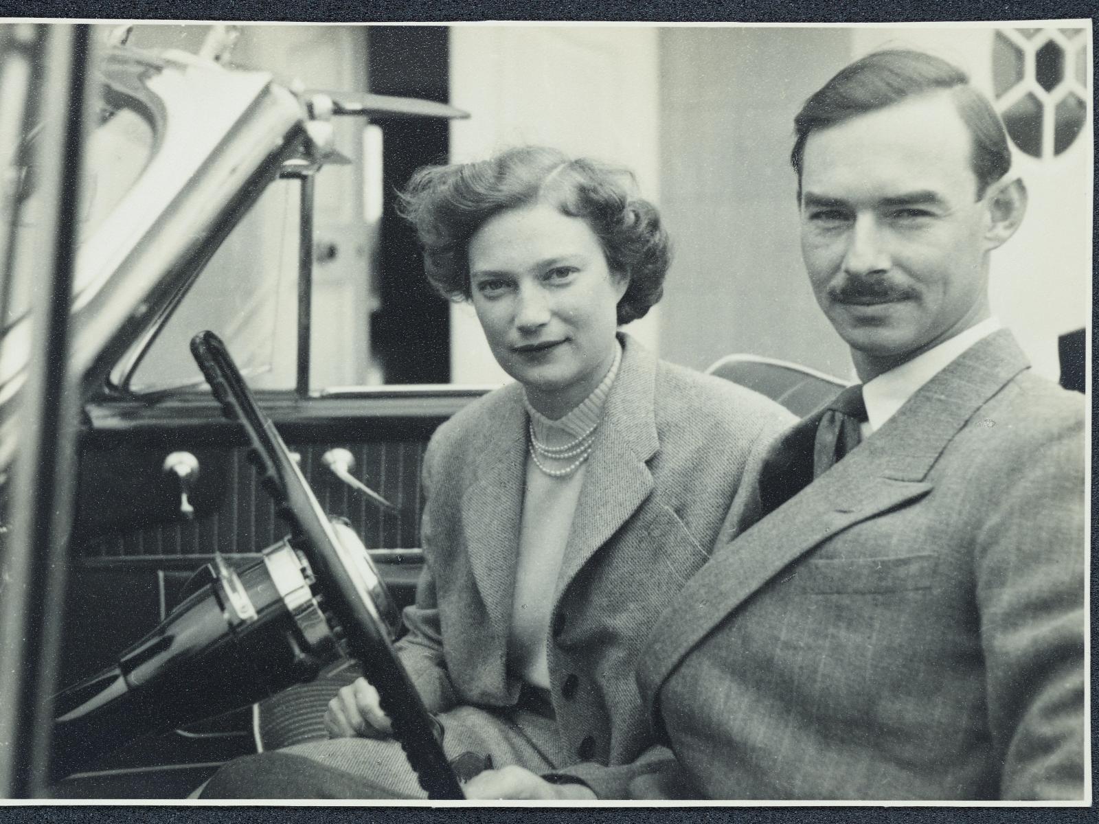 Prince Jean and Princess Joséphine-Charlotte in 1953
