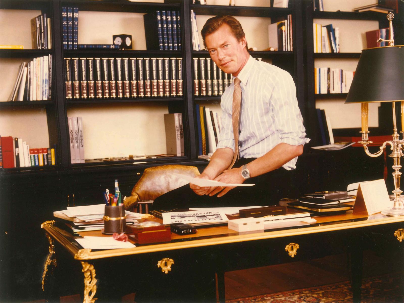 Prince Henri in his office
