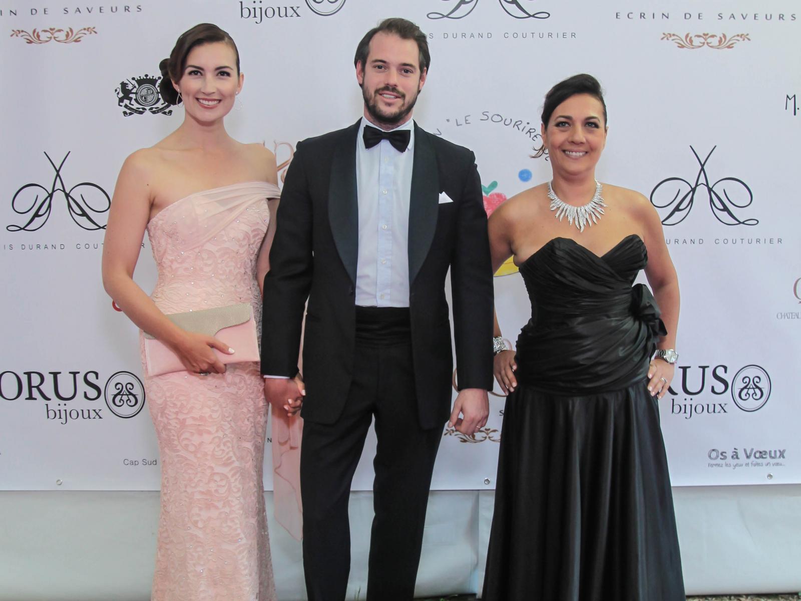 Prince Félix and Princess Claire at a charity gala