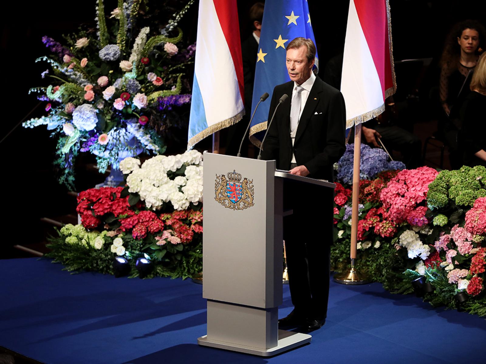 National Day ceremony at the Philharmonie - Traditional speech of the Grand Duke