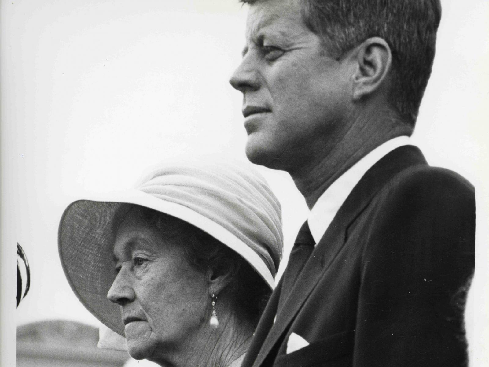 Visite d'État aux Etats-Unis 1963: La Grande-Duchesse Charlotte et le Président John F. Kennedy