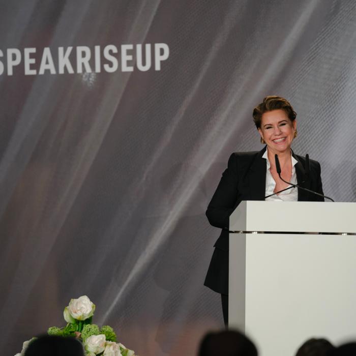 Die Großherzogin auf dem internationalen Forum "Stand Speak Rise Up!