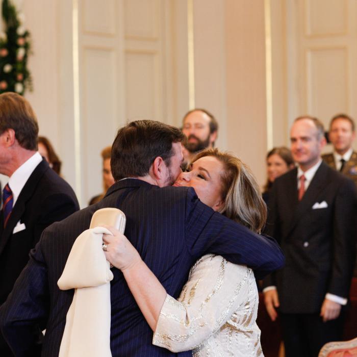 Civil ceremony of HRH the Crown Prince Guillaume with Countess Stéphanie de Lannoy 