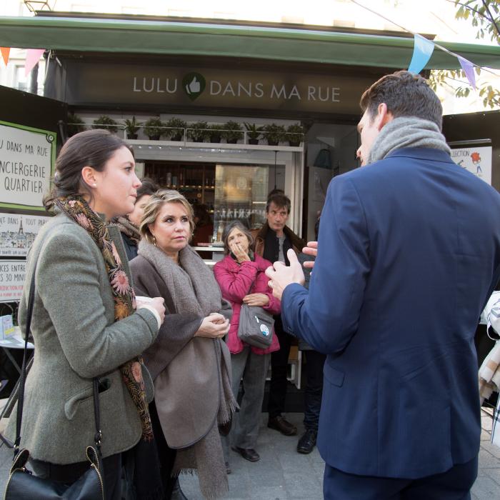 Meeting with the founder of the neighbourhood concierge initiative "Lulu dans ma rue"