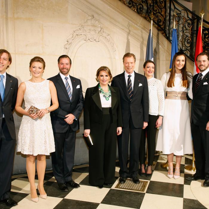 The Grand Ducal Family at the Rodin Museum in Paris