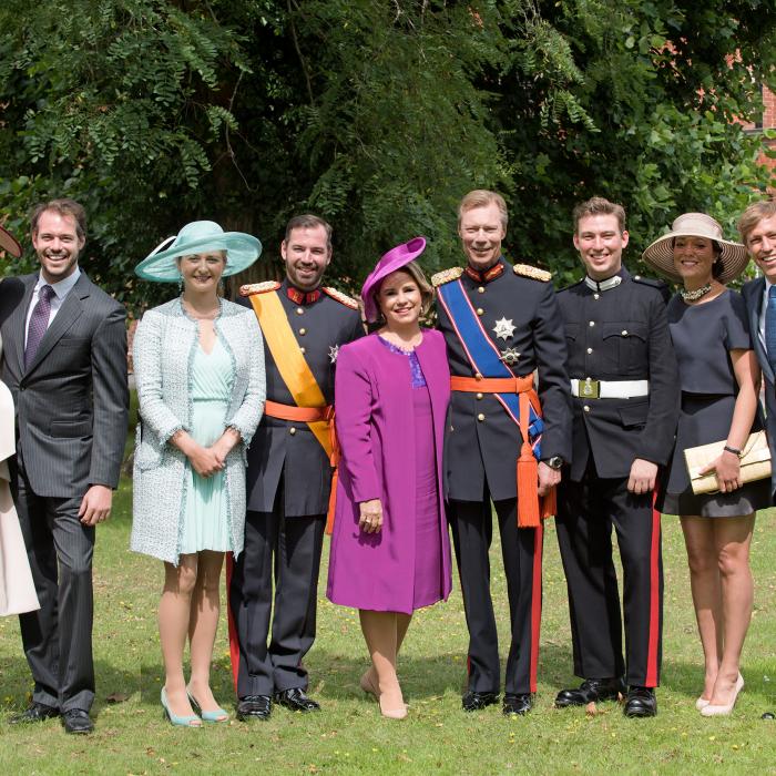 La Famille grand-ducale à Sandhurst