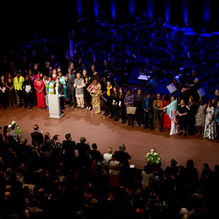 Global view on the gala reception of the forum "Stand Speak Rise Up!"