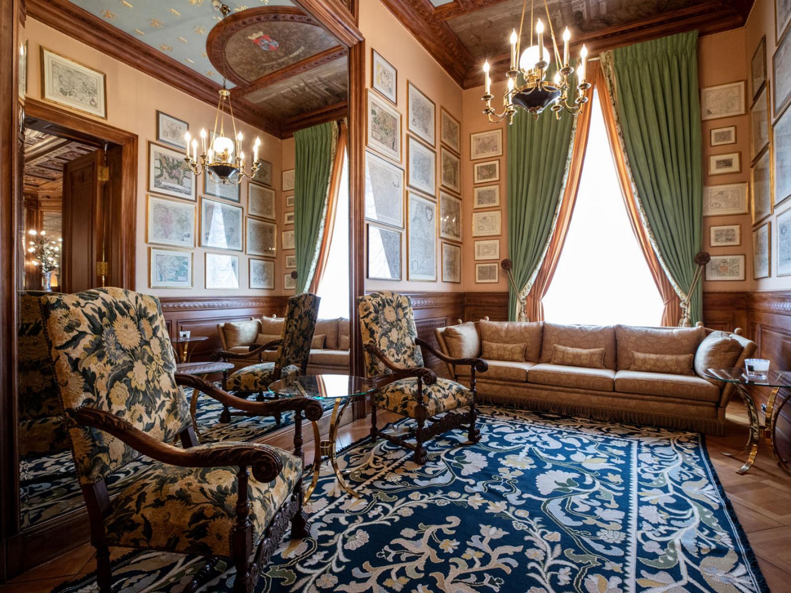 Der Kartensaal des großherzoglichen Palastes